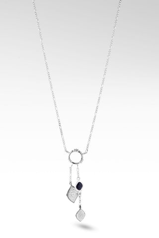 U R Valued Necklace™ in Black Spinel - Single Stone - only found at SARDA™