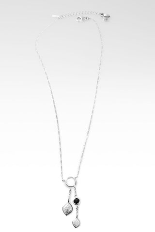 U R Valued Necklace™ in Black Spinel - Single Stone - only found at SARDA™