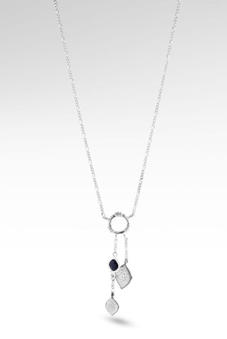 U R Valued Necklace™ in Black Spinel - Single Stone - only found at SARDA™