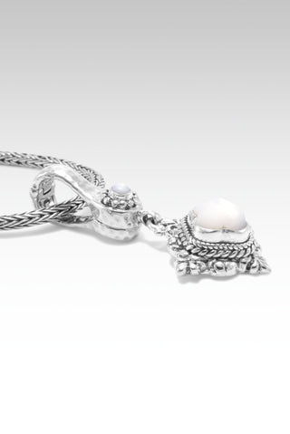 Unity Pendant™ in White Mother of Pearl - Magnetic Enhancer Bail - only found at SARDA™