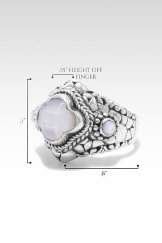 Unity Ring™ in White Mother of Pearl - Dinner - only found at SARDA™