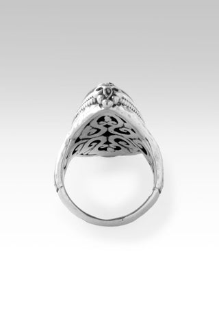 Unwaivering Faith Ring™ in Mushroom Ryolite - Dinner - only found at SARDA™