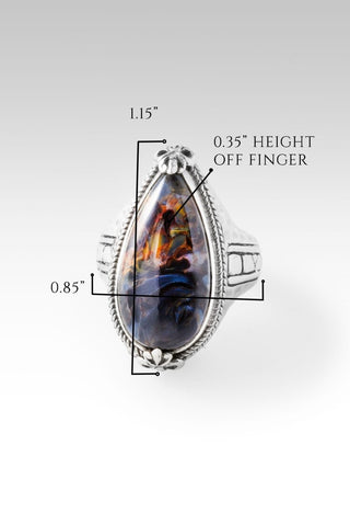 Unwaivering Faith Ring™ in Pietersite - Dinner - only found at SARDA™