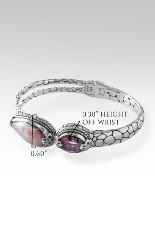 Unwaivering Faith Tip - to - Tip Bracelet™ in Mushroom Ryolite - Tip - to - Tip - only found at SARDA™