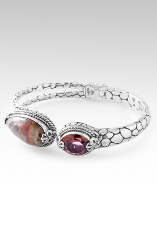 Unwaivering Faith Tip - to - Tip Bracelet™ in Mushroom Ryolite - Tip - to - Tip - only found at SARDA™