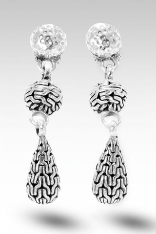 Unyielding Strength Earrings™ in Chainlink - Stud Dangle - only found at SARDA™