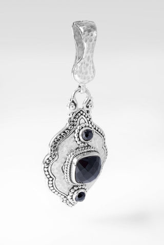 Walk in Love Pendant™ in Black Spinel - Magnetic Enhancer Bail - only found at SARDA™