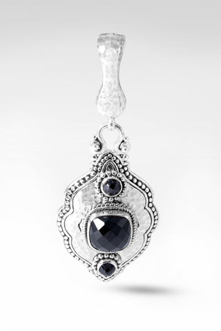 Walk in Love Pendant™ in Black Spinel - Magnetic Enhancer Bail - only found at SARDA™