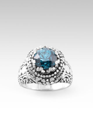 Walk in Wisdom Ring™ in Blue Zircon - Statement - only found at SARDA™