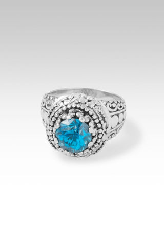 Walk in Wisdom Ring™ in Blue Zircon - Statement - only found at SARDA™