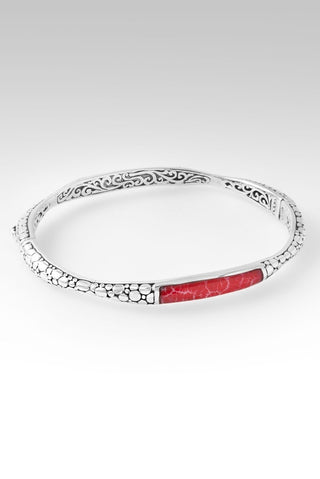 Warm Embrace Bangle™ in Red Indonesian Coral - Bangle - only found at SARDA™