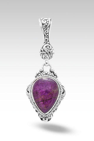 Waymaker Pendant™ in Purpurite - Magnetic Enhancer Bail - only found at SARDA™