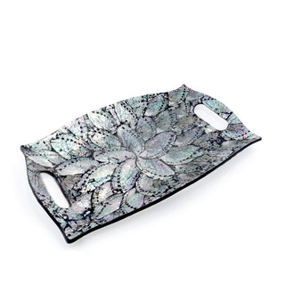 Wings Of Heaven Abalone Mosaic Decorative Serving Tray - Lifestyle - only found at SARDA™