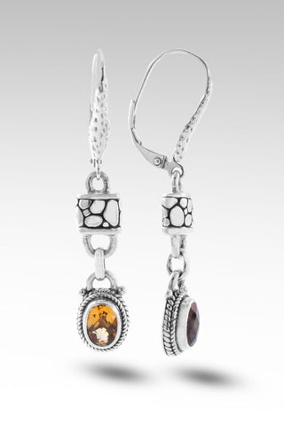 Wisdom is Supreme Earrings™ in Citrine - Lever Back - only found at SARDA™