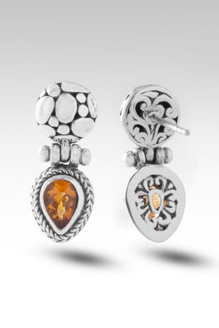 Wish Earrings ™ in Citrine - Stud Dangle - only found at SARDA™