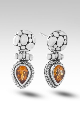 Wish Earrings ™ in Citrine - Stud Dangle - only found at SARDA™