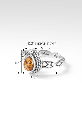 Wish Ring II™ in Citrine - Stackable - only found at SARDA™