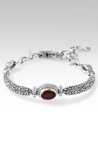 Wondrous Grace Bracelet™ II in Hessonite Garnet - Single Stone - only found at SARDA™