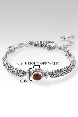 Wondrous Grace Bracelet™ in Madagascar Orange Sapphire - Single Stone - only found at SARDA™