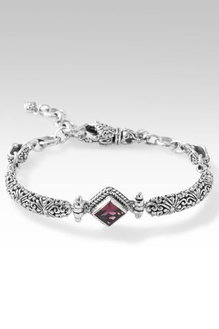 Wondrous Grace Bracelet™ in Malawi Pink Color Change Garnet - Single Stone - only found at SARDA™