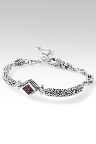 Wondrous Grace Bracelet™ in Malawi Pink Color Change Garnet - Single Stone - only found at SARDA™