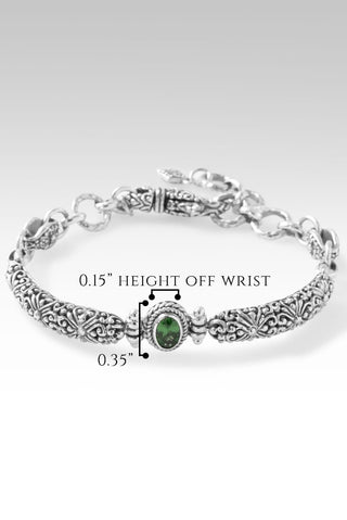 Wondrous Grace Bracelet™ in Tsavorite Garnet - Single Stone - only found at SARDA™