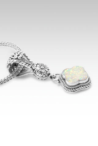 Wondrous Grace Pendant™ in Peaches & Cream Simulated Opal - Magnetic Enhancer Bail - only found at SARDA™