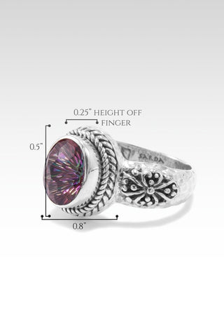 Wondrous Grace Ring™ in Hayward's Muse™ Mystic Quartz - Dinner - only found at SARDA™