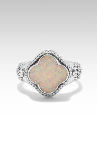 Wondrous Grace Ring™ in Peaches & Cream Simulated Opal - Dinner - only found at SARDA™