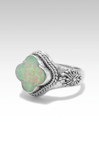 Wondrous Grace Ring™ in Peaches & Cream Simulated Opal - Dinner - only found at SARDA™