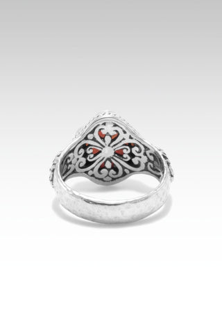 Wondrous Grace Ring™ in Peaches & Cream Simulated Opal - Dinner - only found at SARDA™