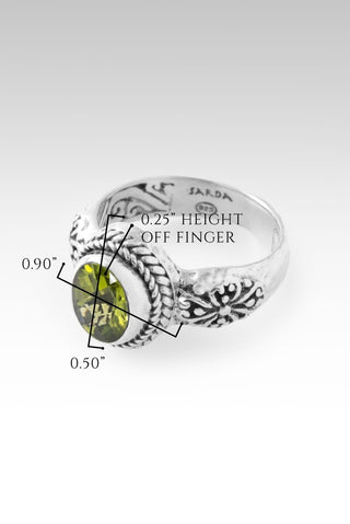 Wondrous Grace Ring™ in Peridot - Dinner - only found at SARDA™