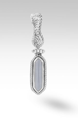 Yesterday Today & Forever Pendant™ in White Moonstone - Magnetic Enhancer Bail - only found at SARDA™