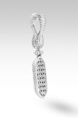 Yesterday Today & Forever Pendant™ in White Moonstone - Magnetic Enhancer Bail - only found at SARDA™